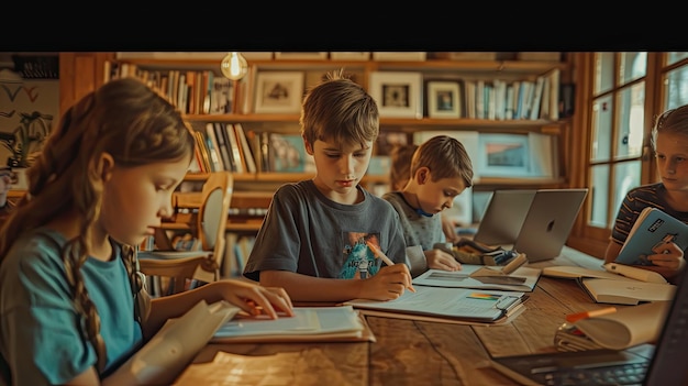 Enfants enfants à la maison