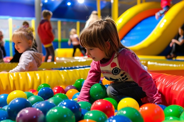 Des enfants plongés dans le jeu