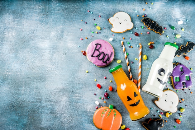 Photo enfants traite pour halloween