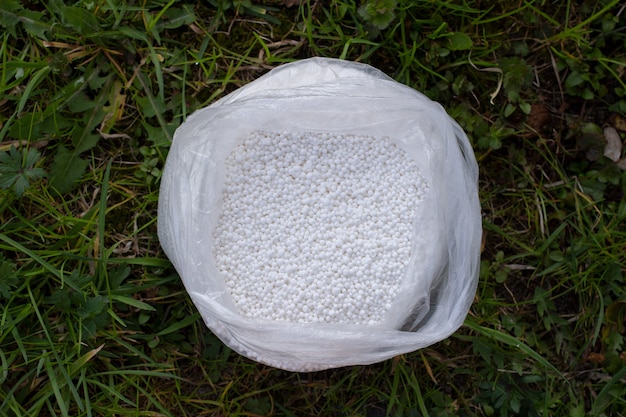 Engrais azoté blanc en sac