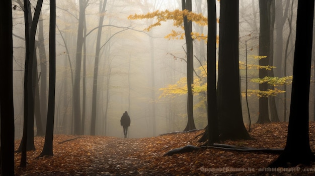 L'énigme révélée Découvrir des secrets lors d'une mystérieuse promenade à travers la forêt