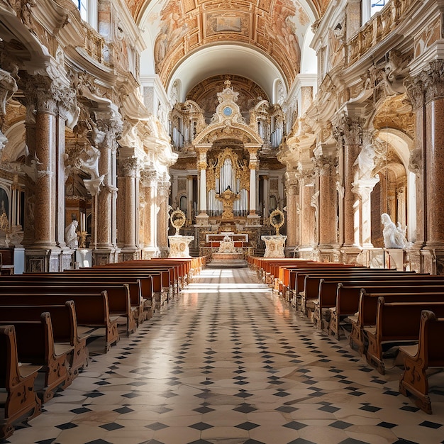 Enna Sicile Italie JULI 08 2016 L'intérieur de la cathédrale d'Enna est devenu un monument national