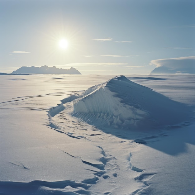 Un énorme iceberg en Antarctique