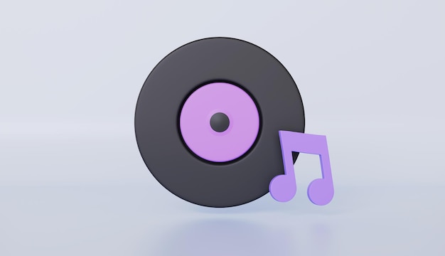 Enregistrement multimédia avec note de musique enregistrement de microphone pour le concept de chant de musique