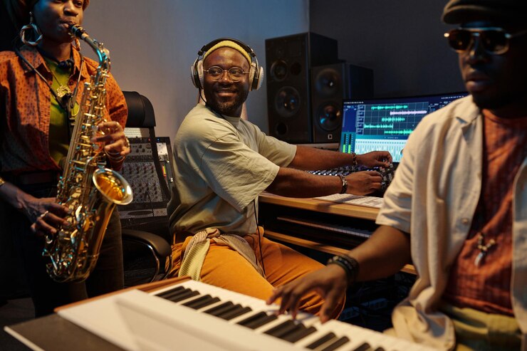 Enregistrement de musique en studio professionnel