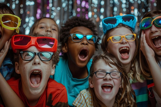 Des enseignants profitent d'une séance photo surprise.