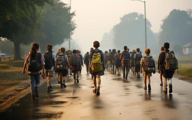 Enseignement des enfants de l'école primaire