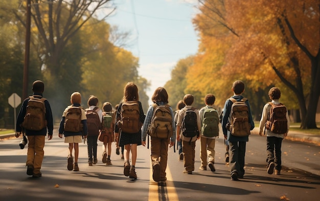 Enseignement des enfants de l'école primaire