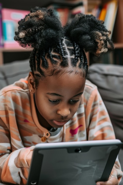 Photo enseignement engagé en classe d'adolescents afro-américains