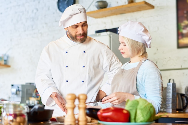 Photo enseigner la cuisine