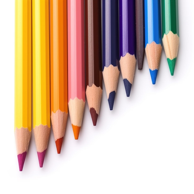 Ensemble de crayons de couleur