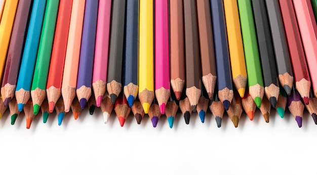 Ensemble de crayons de couleur