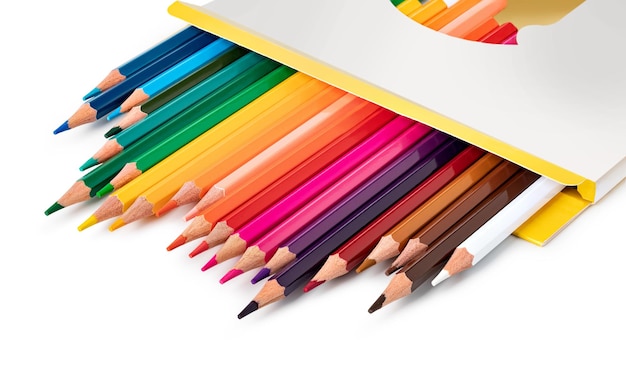 Ensemble de crayons de couleur