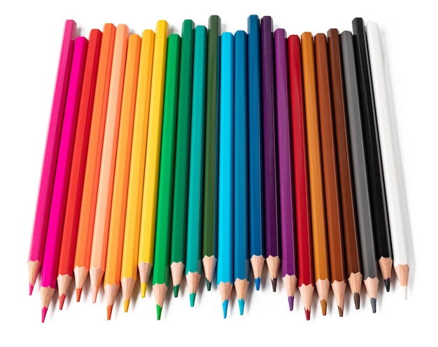 Ensemble de crayons de couleur