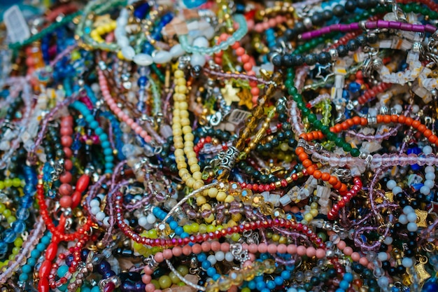 Ensemble de perles de chapelet pour la méditation et la prière