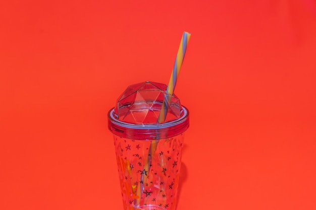 Ensemble de verres à boire pour enfants sur le thème des animaux avec paille amusante et fonctionnelle