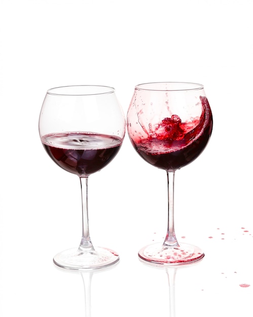 Ensemble de verres à vin rouge