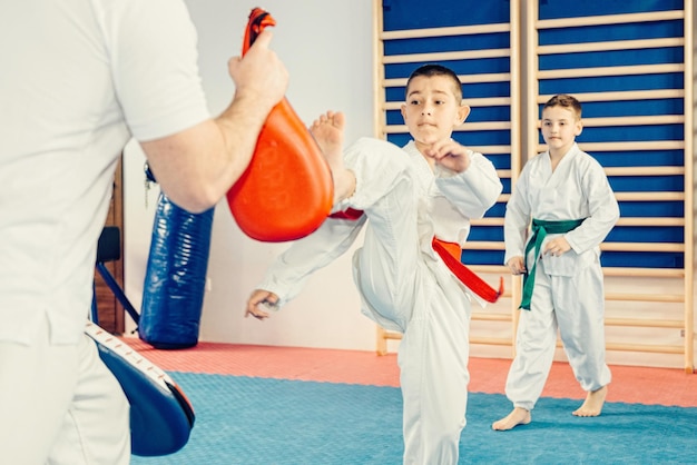 Entraînement au taekwondo pour enfants