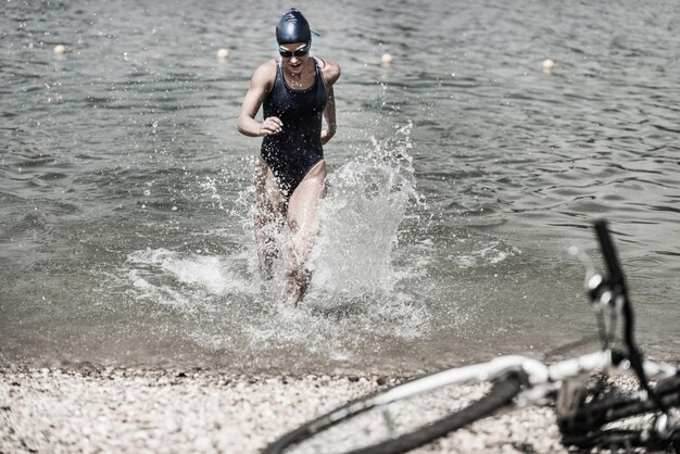 Entraînement au triathlon