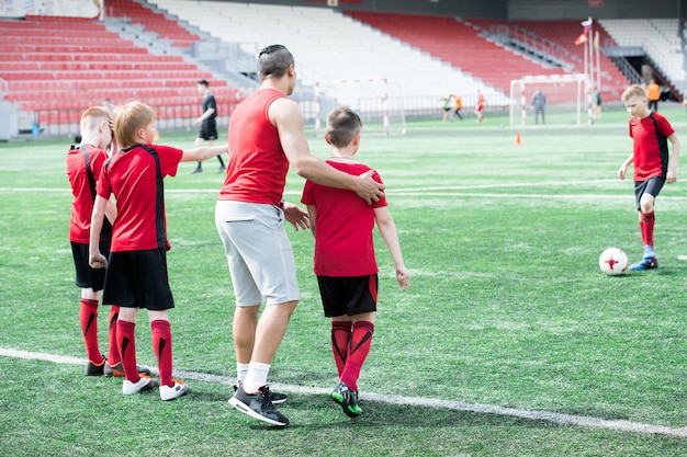 Entraînement d'équipe junior