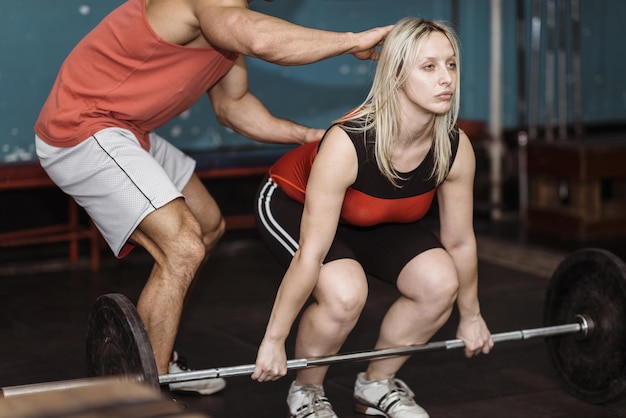 Entraînement d'haltérophilie