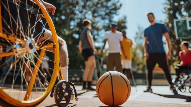 Entraînement pour les programmes sportifs inclusifs