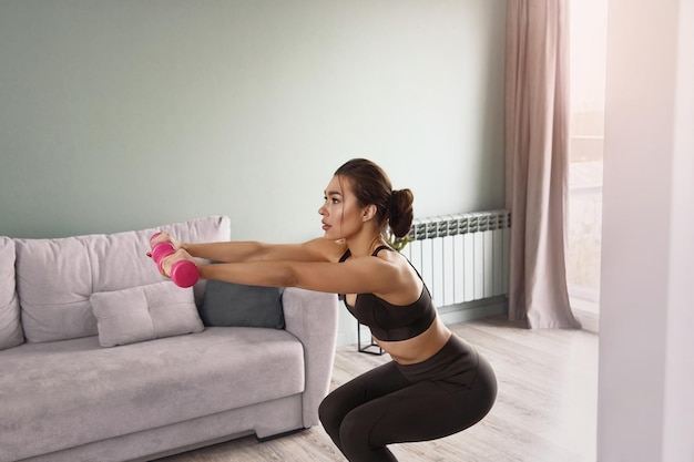 Entraînement de remise en forme à la maison