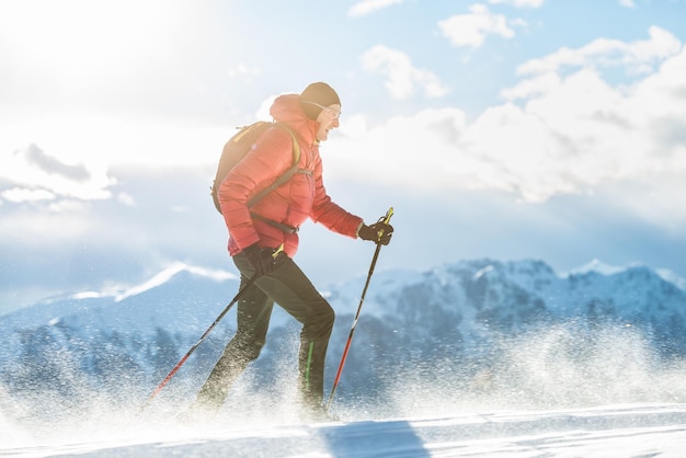 Entraînement sportif en haute montagne