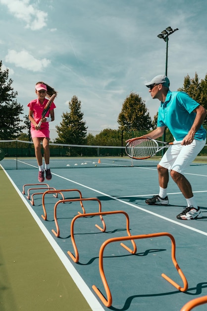 Entraînement de tennis