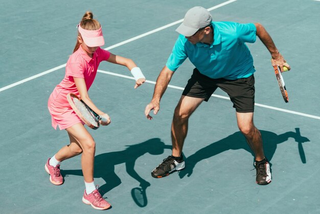 Entraînement de tennis