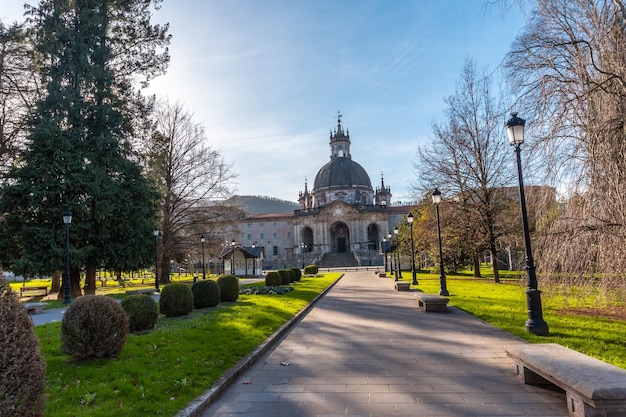 Entrée du Sanctuaire de Loyola Église baroque d'Azpeitia Gipuzkoa