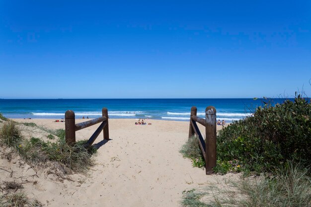 Entrée plage