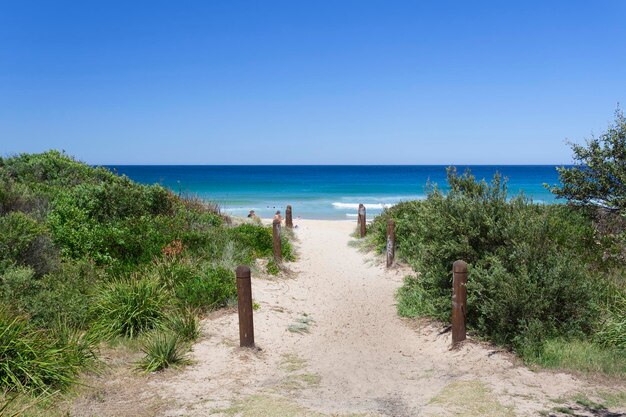 Entrée plage