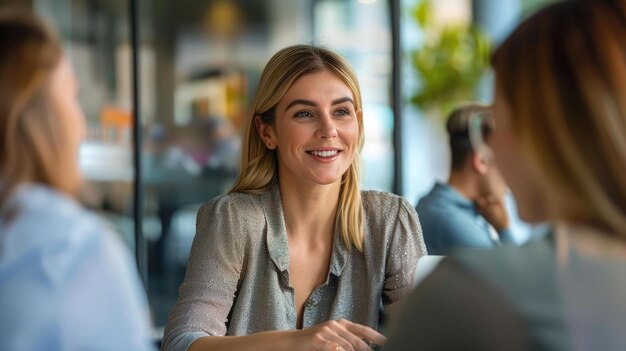 Photo entrepreneur présentant son idée d'entreprise à des investisseurs potentiels, émettant la confiance et la conviction dans la viabilité de son entreprise