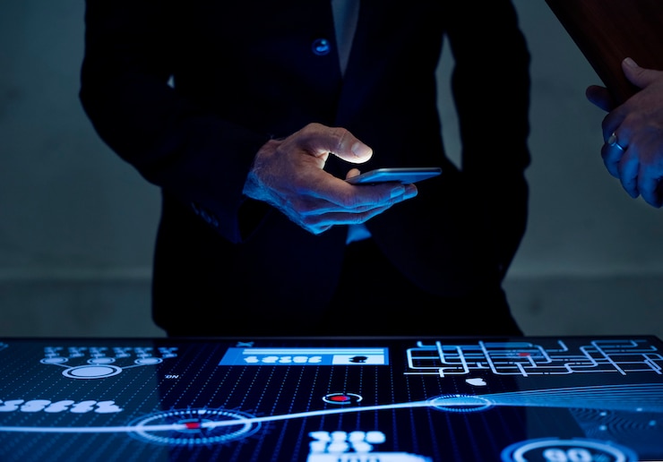 Photo entreprise futuriste