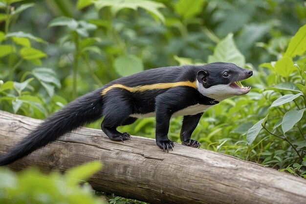 Photo entrer en contact avec la nature