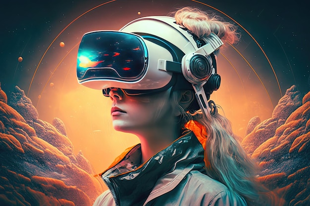 Entrez dans le futur avec notre expérience de station spatiale de réalité virtuelle générée par l'IA