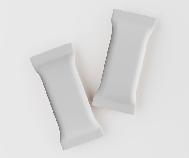 Enveloppe blanche pour les collations