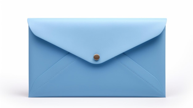 enveloppe bleue pour lettre ou sceau