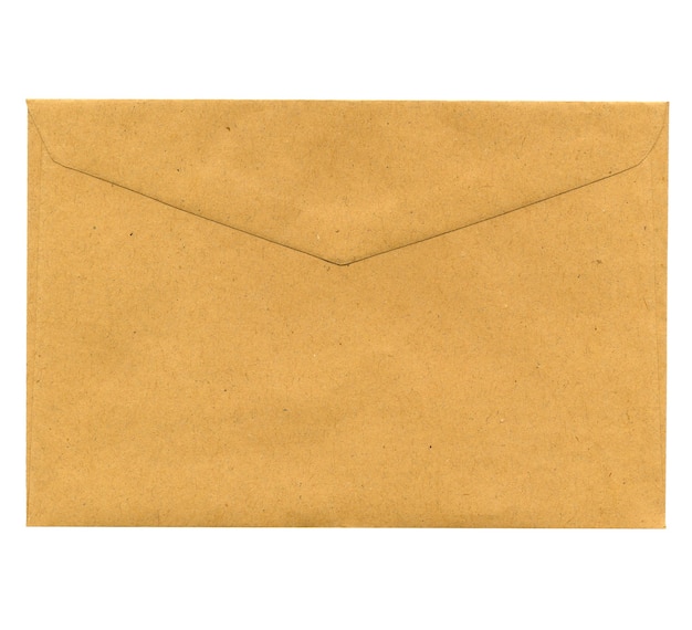 Photo enveloppe lettre isolée