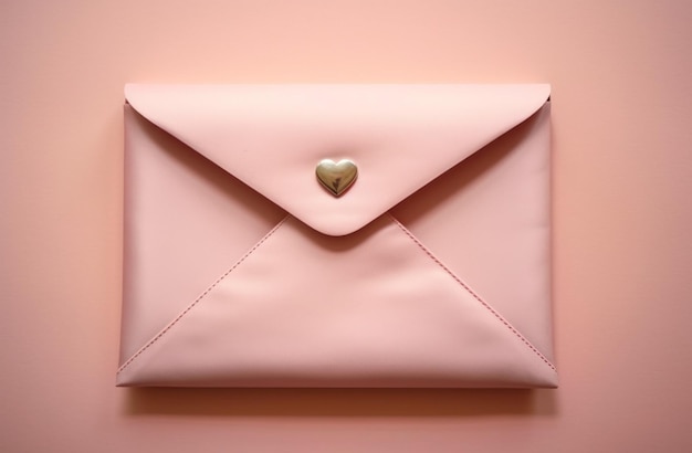 une enveloppe rose le jour de la Saint-Valentin