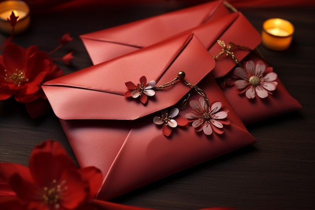 L'enveloppe rouge du Nouvel An chinois créée avec l'intelligence artificielle générative