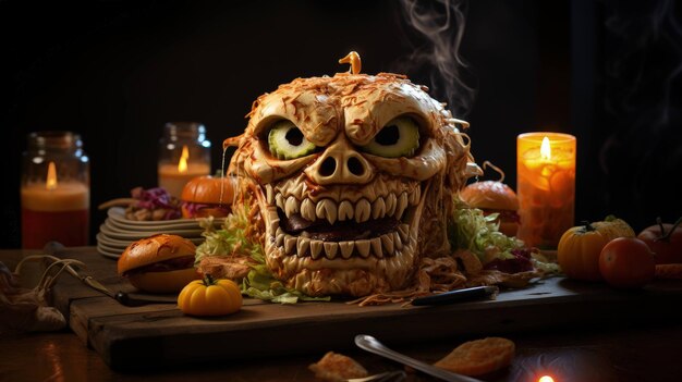 envies monstrueuses le burger halloween et ses savoureux ingrédients