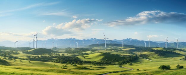 Des éoliennes sur le terrain