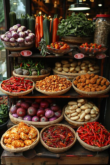 L'épicerie mondaine relie les cultures aux affaires des marchés alimentaires ethniques