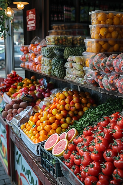 L'épicerie mondaine relie les cultures aux affaires des marchés alimentaires ethniques