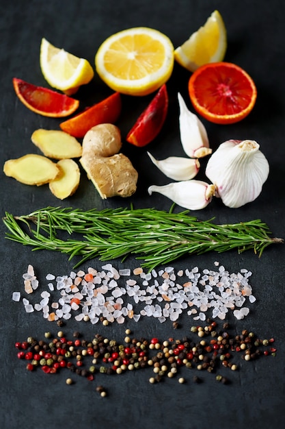 Photo Épices pour poisson ou viande.