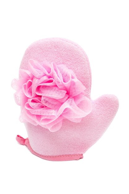 Eponge de bain rose