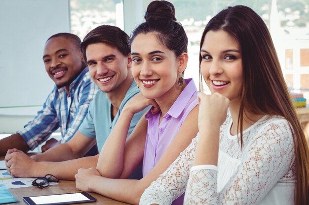 Équipe de création d&#39;entreprise à la réunion