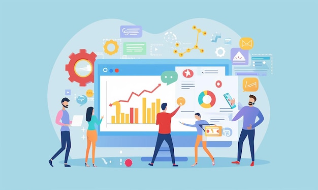 L'équipe de développement a présenté la stratégie de marketing